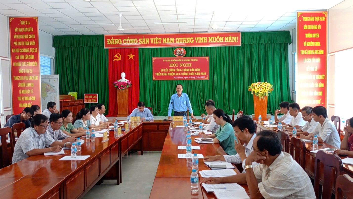 Bình Phước Sơ Kết 6 Tháng Đầu Năm, Triển Khai Nhiệm Vụ Trọng Tâm 06 Tháng Cuối Năm 2026