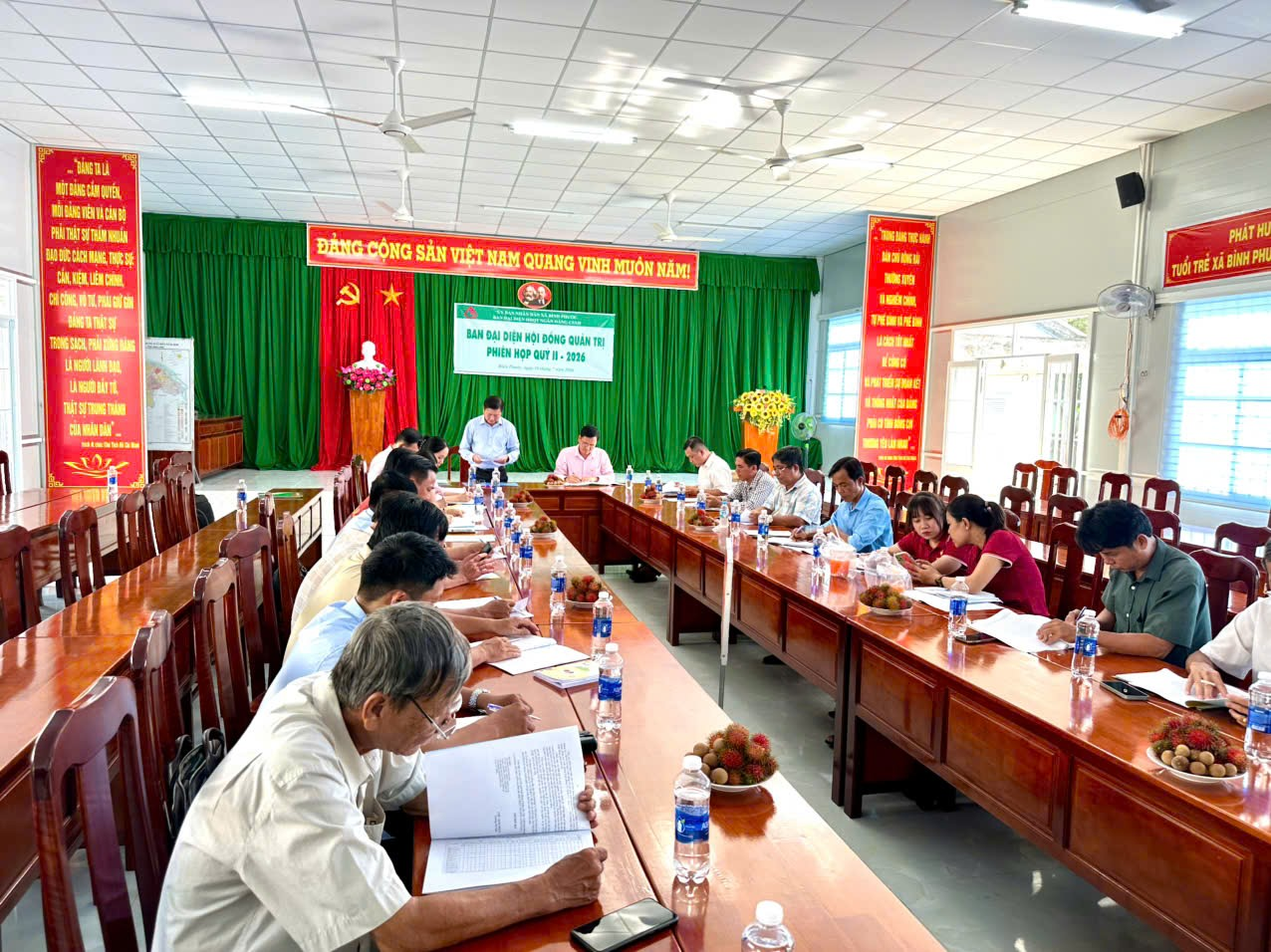 Ban Đại Diện Hội Đồng Quản Trị Ngân Hàng Chính Sách Xã Hội Xã Bình Phước Họp Sơ Kết Đánh Giá Kết Quả Hoạt Động 06 Tháng Đầu Năm 2026