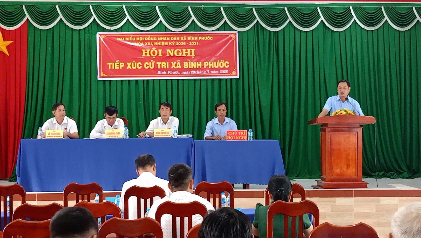 Tổ Đại Biểu Số 03, HĐND Xã Bình Phước Tiếp Xúc Cử Tri Sau Kỳ Họp Thường Lệ Giữa Năm 2026
